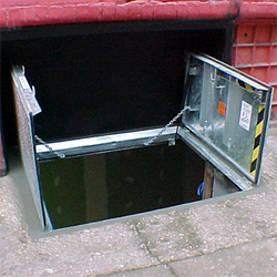 External Beer Drop Door